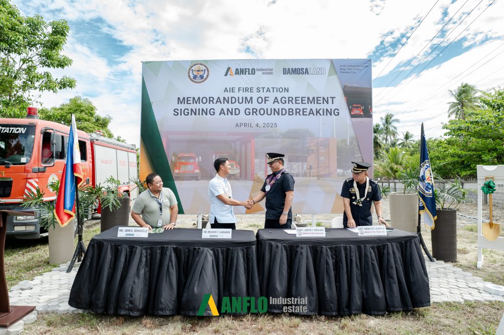 The premier Industrial Estate in Panabo City is building BFP in the premise to not only support the community but to boost safety and quick response