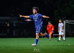 Marc Hayahay (#99) of Adamson University in action during their UAAP Season 88 clash against Claret School of Quezon City. Photo courtesy of Kris Villaceran Photography Facebook page.