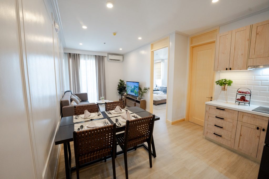 Living Area of Model Unit